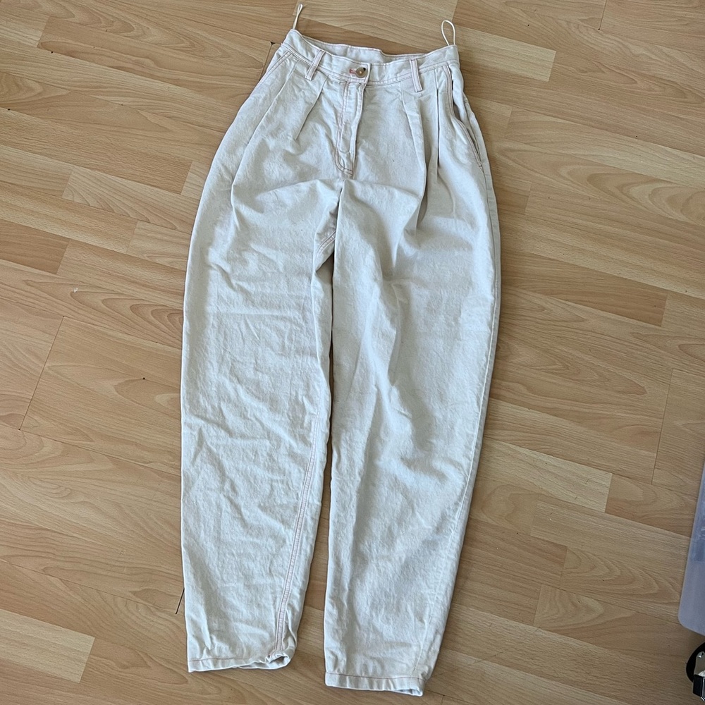 forte forte off white cotton pant